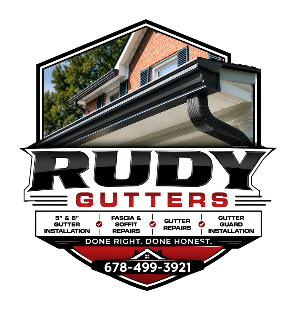 Rudy Gutters logo